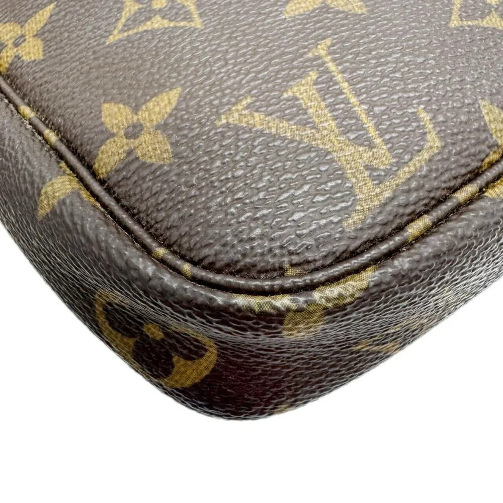 LOUIS VUITTON Brown Monogram Pochette Pouch - Picture 6 of 15